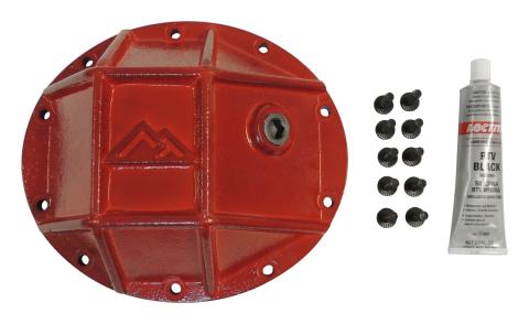 Heavy Duty Dana 35 Differential Cover for Jeep Models w/ D35 Rear Axle Red RT Off Road