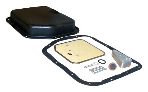 Deep Transmission Pan Kit for 80-91 CJs, YJ, XJ, SJ, J-10 w/ A999, A904 Trans. RT Off Road