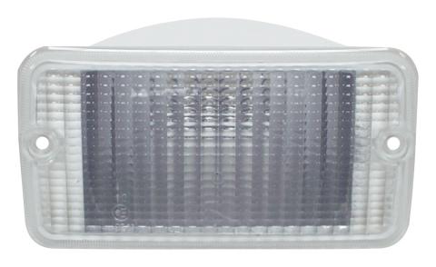 Left Front Parking & Turn Signal Lamp, Clear w/ Amber Bulb for Jeep TJ Wrangler RT Off Road