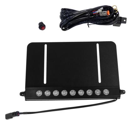 Light Bar 9 Nichia LED's Each lamp Produce 3600 Lumens at only 27 watts 11.64 inch x .75 inch x 1.5 inch RT Off Road