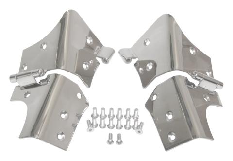 Windshield Hinge 1997-2006 TJ Wrangler Stainless Steel w/2 Hinges And Hardware RT Off Road