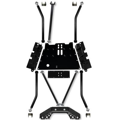 X-Factor X2 Flat Belly Rear 5 Inch Stretch Long-Arm Upgrade For Jeep Wrangler TJ Rock Krawler