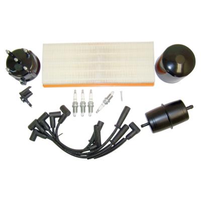 Tune Up Kit for 91-93 Jeep YJ Wrangler w/ 2.5L Eng., w/ Metric Oil Filter Theads Crown Automotive