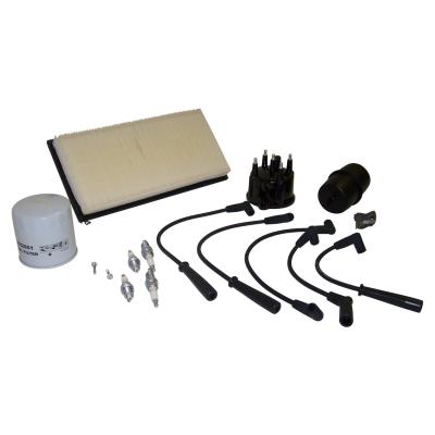 Tune Up Kit for 91-93 Jeep XJ, MJ w/ 2.5L Engine, w/ Metric Oil Filter Threads Crown Automotive