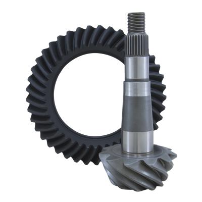 High Performance Ring & Pinion Gear Set For Chrylser 8.25 Inch 4.56 Ratio 8.25 Chy 4.56 R&P ( Grind Pin For C Clips) Works W/ SAE Or Metric R/G Bolts Yukon Gear