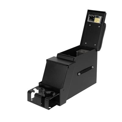 Deluxe Stereo Center Console Universal 6 1/2 Inch Wide Black Tuffy Security Products