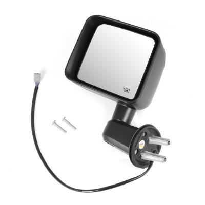 Door Mirror Left Heated Power Black Driver Side Of 11-13 Wrangler JK OMIX