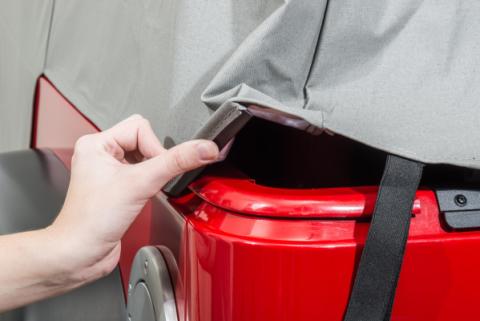 Jeep TJ Full Door Cab Cover For 92-06 Jeep Wrangler TJ Gray Denim MasterTop