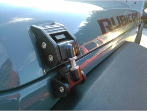 Hood Catch Kit Black 07-18 Jeep Wrangler JK Rugged Ridge