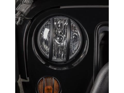 Elite Euro Guard Kit Pivotal Headlight Black 07-18 Wrangler JK/JKU Rugged Ridge