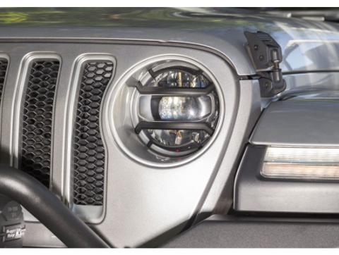 Elite Euro Guard Kit Headlight Black 18-Present Jeep Wrangler / 20-Present Gladiator Rugged Ridge