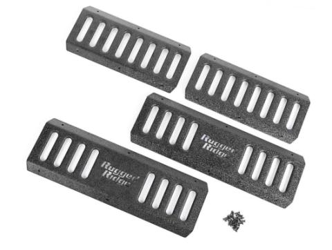 RRC Side Armor Guard Plate Kit 07-18 Jeep Wrangler JKU Rugged Ridge