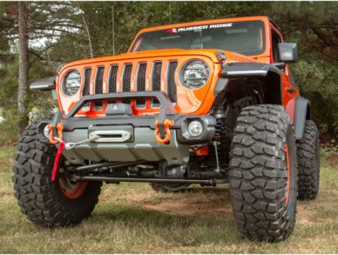 Venator Stub Fr Bmpr W/O-ridersatin Blackjeep Rugged Ridge