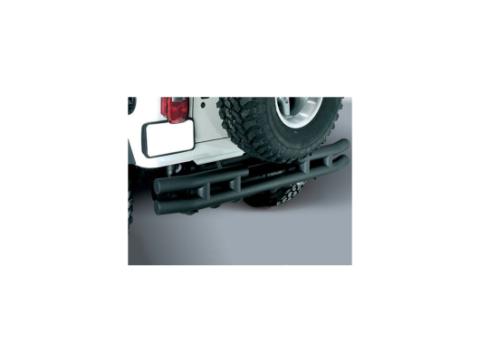Double Tube Bumper Rear 3 Inch Textured Black 87-06 Jeep Wrangler YJ/TJ Rugged Ridge