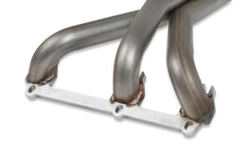 Upright Headers Gm 2.8/3.1/3.4L V6 Round Port Upright Headers 1-1/2 Inch Primary 20 Inch Long 27 Inch Tall 2-1/2 Inch X 10 Inch Collector 409SS Natural Finish FlowTech