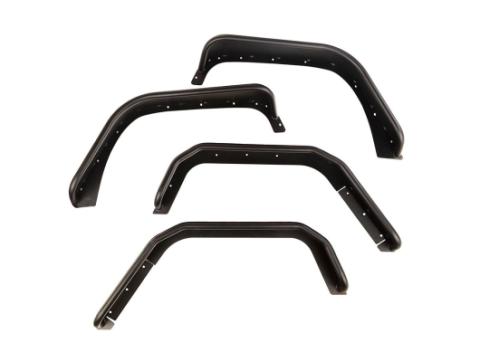 HD Steel Tube Fenders Full Set Black 18-Present Jeep Wrangler Jl Rugged Ridge