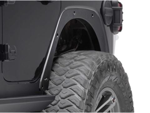 Fender Flare Delete Kit F/R Black Jeep Rugged Ridge