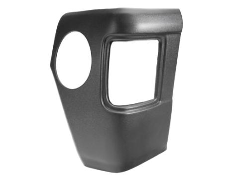 Rear Corners Body Armor Black 18-Present Jeep Wrangler JL Rugged Ridge