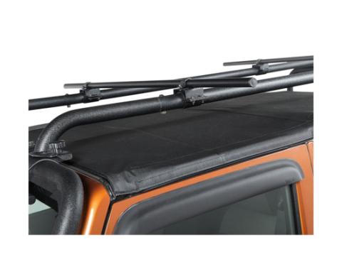 Sherpa Roof Rack Crossbars Round 56.5 Inches 07-18 Jeep Wrangler JK Rugged Ridge