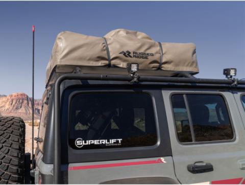 Sherpa Roof Rack Black Jeep Rugged Ridge