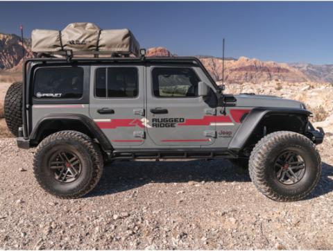 Sherpa Roof Rack Black Jeep Rugged Ridge