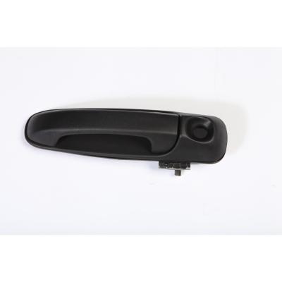 Exterior Door Handle Black w/Hole For Lock Cylinder Front Passenger Door On 02-07 Liberty KJ OMIX