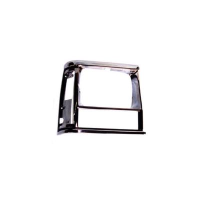 Head Light Bezel Right Black/Chrome Fits The Passenger Side Of 91-96 Cherokee XJ And 91-92 Comanche MJ OMIX