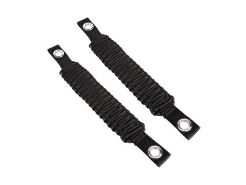 Grab Handle Paracord A-Pillar/Seat Mounted Black 07-18 Wrangler JK Rugged Ridge