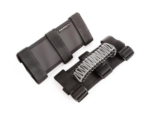 Grab Handle Kit Paracord Gray/Black 55-Present Jeep CJ/Wrangler/Gladiator Rugged Ridge