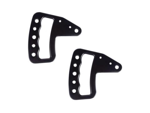 Metal Grab Handles Aluminum Front Pair 07-18 Wrangler JK Rugged Ridge