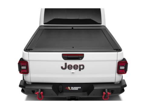 Armis Cover with Max Track Black 20-Present Jeep Gladiator w/o Trail Rail System w/o Trail Rail Rugged Ridge