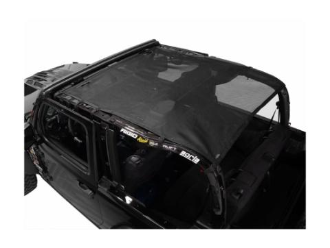 Eclipse Sun Shade Full Black 18-Present Jeep Wrangler Jl 2-Dr Rugged Ridge