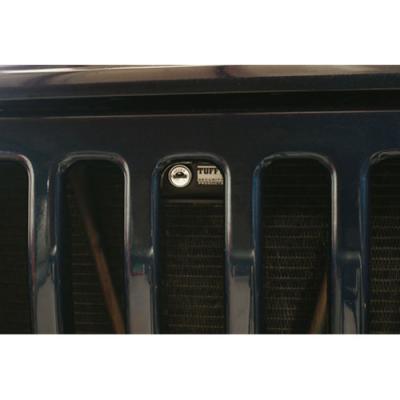 Hood Lock - 97-06 Wrangler TJ {97 w/ Hood Mounted Latch Hook} Black Tuffy Security Products