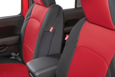 Jeep Wrangler Neoprene Seat Covers for 18-20 Jeep Wrangler JL Unlimited 4-Door w/Cloth Interior Light Gray Diver Down