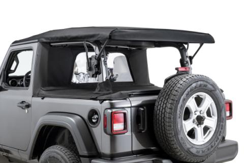 Wind Stopper Plus/Tonneau Cover Ultimate Combo 2018-2024  Jeep JL Wrangler 2Dr Soft Top Models MasterTwill MasterTop