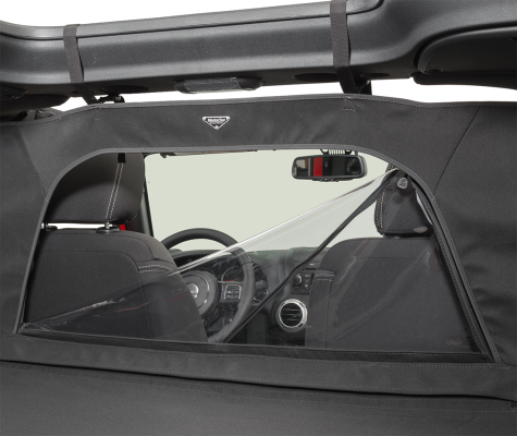 WindStopper Plus/Tonneau Cover Ultimate Combo 18-Present Jeep JLU Wrangler 4 Dr/Soft Top Black Diamond MasterTop