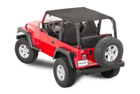 Jeep TJ Ultimate Soft Top Combo Bimini Top Plus For 03-06 Wrangler TJ WindStopper Plus and Tonneau MasterTop