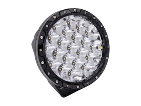 Driving Light 7IN Round Black Universal Rugged Ridge