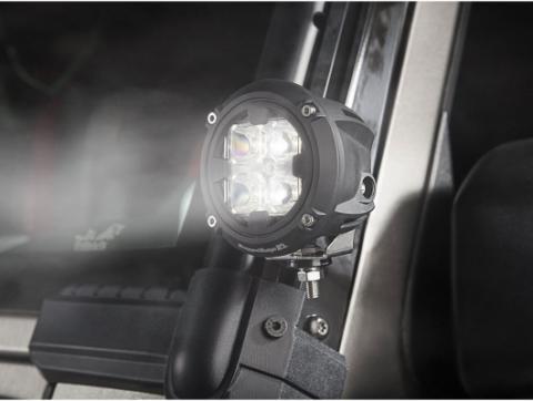 Light Kit 3.5 Inch Round Combo High/Low Beam Rugged Ridge
