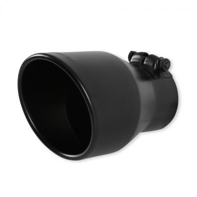 Exhaust Tip Exhaust Tip 4.5 Inch Black Angle Cut Fits 3.0 Inch Tubing, 7.00-In Long Clamp On Flowmaster