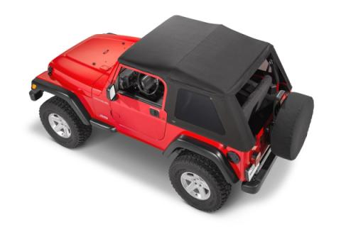 Jeep TJ SkyMaster Fastback Complete Top For 97-06 Wrangler TJ No Doors MasterTwill MasterTop