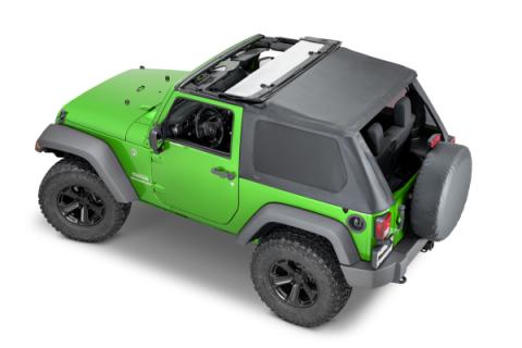 SkyMaster Fastback Complete Top 07-18 2Dr JK Wrangler Black Diamondl MasterTop
