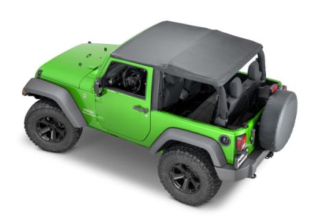 SkyMaster Fastback Complete Top 07-18 2Dr JK Wrangler Black Diamondl MasterTop