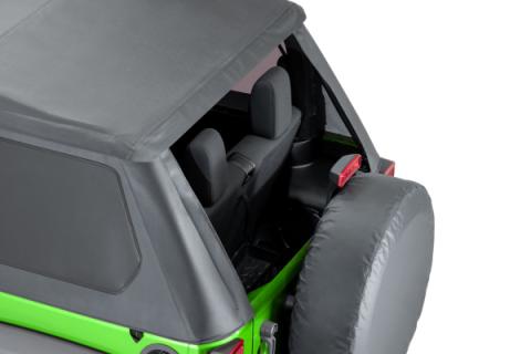 SkyMaster Fastback Complete Top 07-18 2Dr JK Wrangler Black Diamondl MasterTop