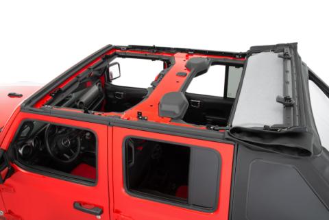 MasterTop Complete Fastback Top, 18-Present Jeep JLU Wrangler 4 Door, MasterTwill MasterTop