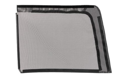 Mesh Trail Screens 2010-2018 4 Dr JKU Wrangler with Factory Original or MasterTop Soft Top 3 Piece Kit Black Mesh MasterTop