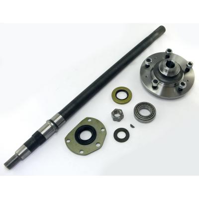 Axle Shaft Amc 20 28.5 Inch Includes Axle Shaft/Hub/Bearing/Cup/Inner And Outer Oil Seal/Nut/Washer/Key Kit OMIX