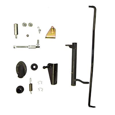 Clutch Bellcrank Kit Includes Bellcrank/Bushing/Clip/Inner And Outer Boot/Bracket/Clutch Bracket/Clutch Rod Ad/Rod/Outer And Inner Clutch Spring/Clutch Fork Pivot Ball/Rod Boot 1976-1983 CJ5 1976-1986 CJ7 And 1981-1986 CJ8 Scrambler OMIX