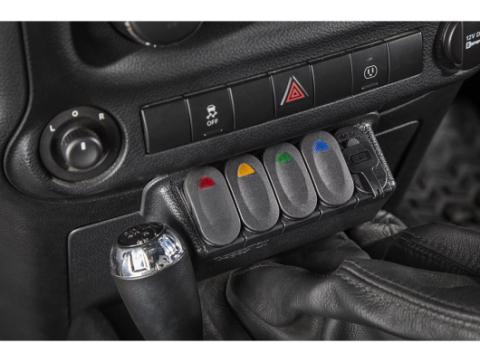 Switch Panel Kit Lower 11-18 Jeep Wrangler JK/JKU Rugged Ridge
