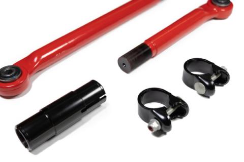Jeep Rear Adjustable Track Bar Yeti XD For 20-24 Gladiator JT Red Steer Smarts